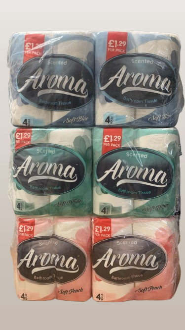 10 x Aroma toilet Rolls 4pk, - Premium Quality Tissue Online - Product Image 10 x Aroma toilet Rolls 4pk, - Premium Quality Tissue Online - Product Image